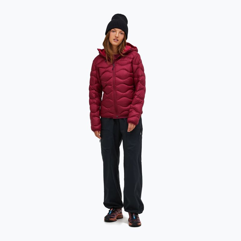 Жіночий пуховик Peak Performance Helium Down Hood vertical zenith/tech burgundy 2
