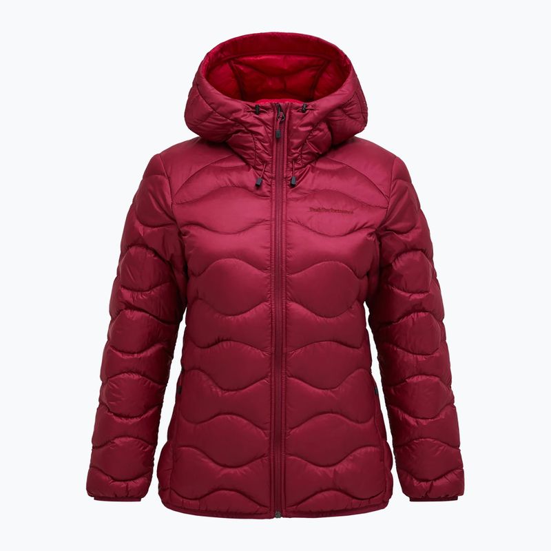 Жіночий пуховик Peak Performance Helium Down Hood vertical zenith/tech burgundy 5