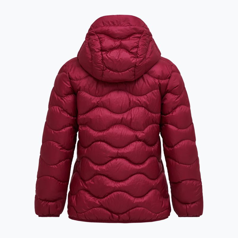 Жіночий пуховик Peak Performance Helium Down Hood vertical zenith/tech burgundy 6