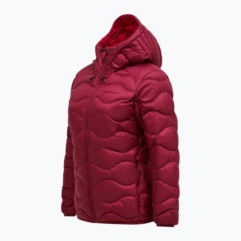 Жіночий пуховик Peak Performance Helium Down Hood vertical zenith/tech burgundy 7