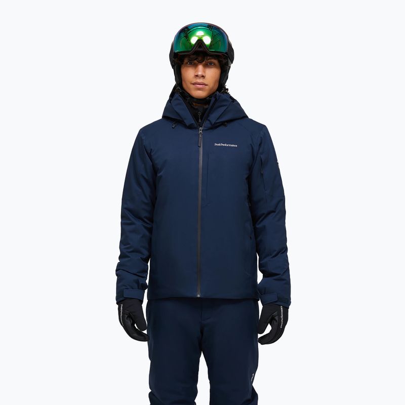 Куртка гірськолижна чоловіча Peak Performance Maroon Insulated blue shadow