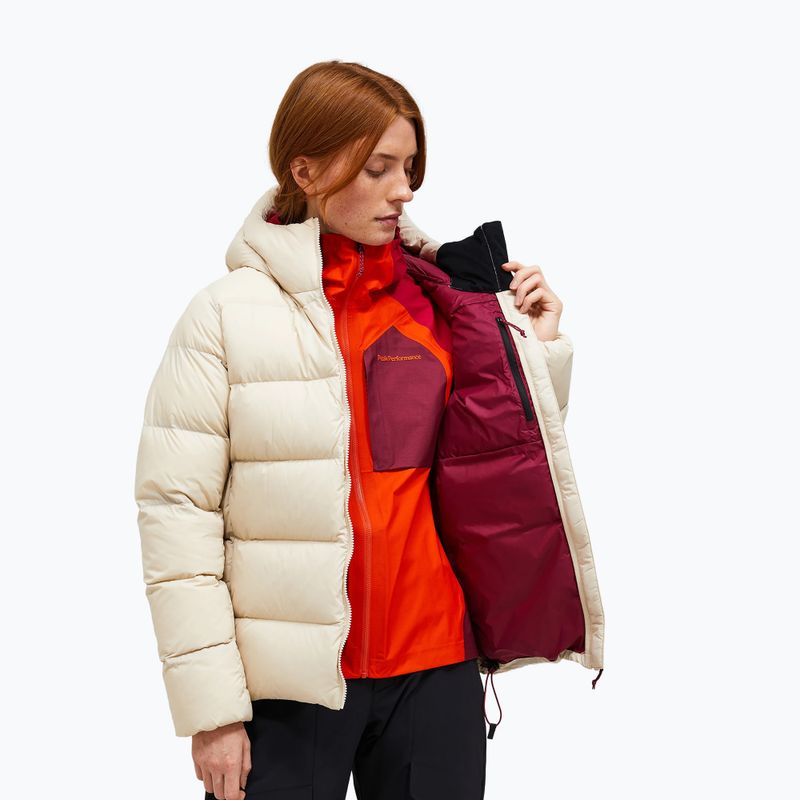 Пуховик жіночий Peak Performance Frost Down Puffer Jacket Sand Fog 3