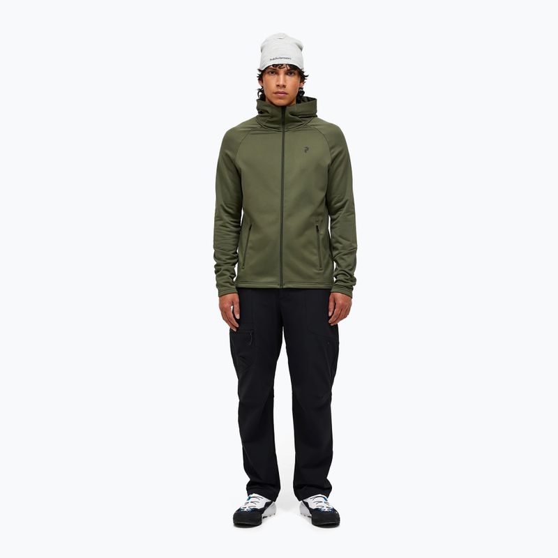 Кофта чоловіча Peak Performance Rider Essentials Zip Hood pine needle/pine needle 2
