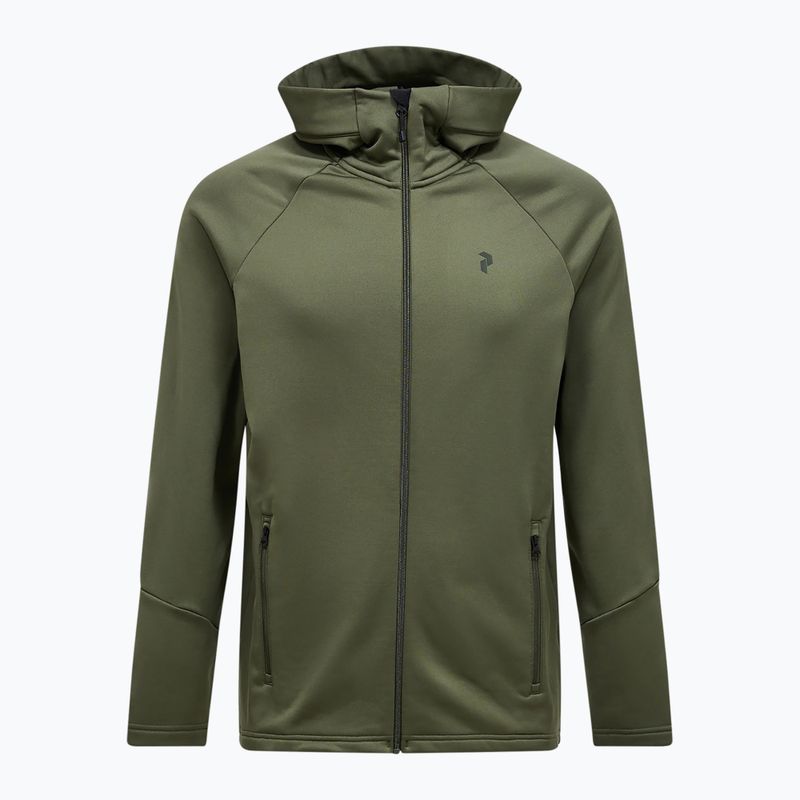 Кофта чоловіча Peak Performance Rider Essentials Zip Hood pine needle/pine needle 5