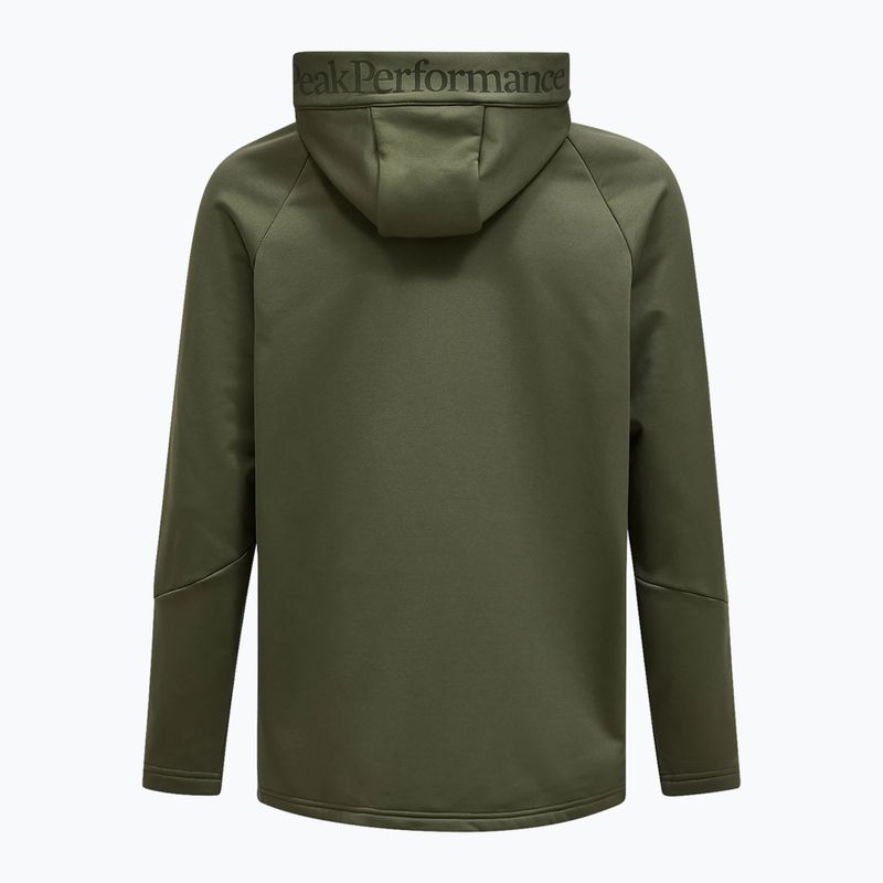 Кофта чоловіча Peak Performance Rider Essentials Zip Hood pine needle/pine needle 6
