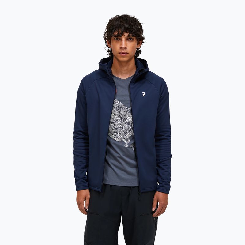 Кофта чоловіча Peak Performance Rider Essentials Zip Hood blue shadow/blue shadow 4
