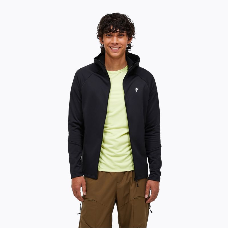 Кофта чоловіча Peak Performance Rider Essentials Zip Hood black/black 4