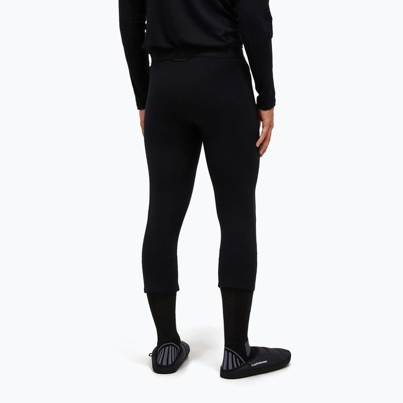 Штани термічні чоловічі Peak Performance Magic 3/4 Johns Long Wool-Blend Baselayer black/black 2