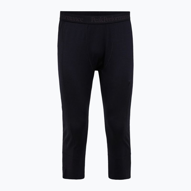 Штани термічні чоловічі Peak Performance Magic 3/4 Johns Long Wool-Blend Baselayer black/black 3