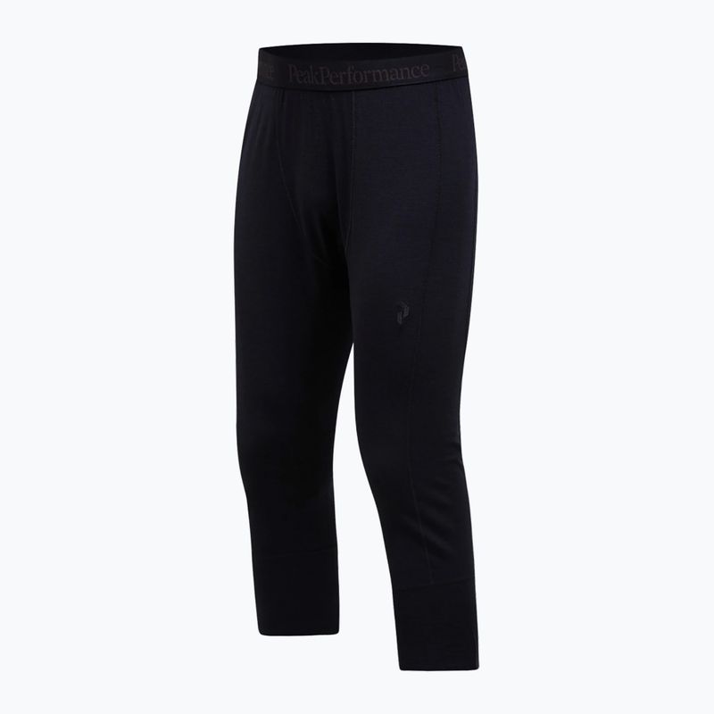 Штани термічні чоловічі Peak Performance Magic 3/4 Johns Long Wool-Blend Baselayer black/black 5