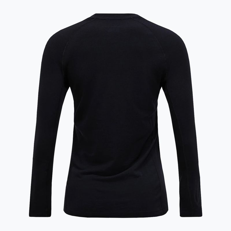 Лонгслів термічний жіночий Peak Performance Magic Crew Wool-Blend Baselayer black/black 4