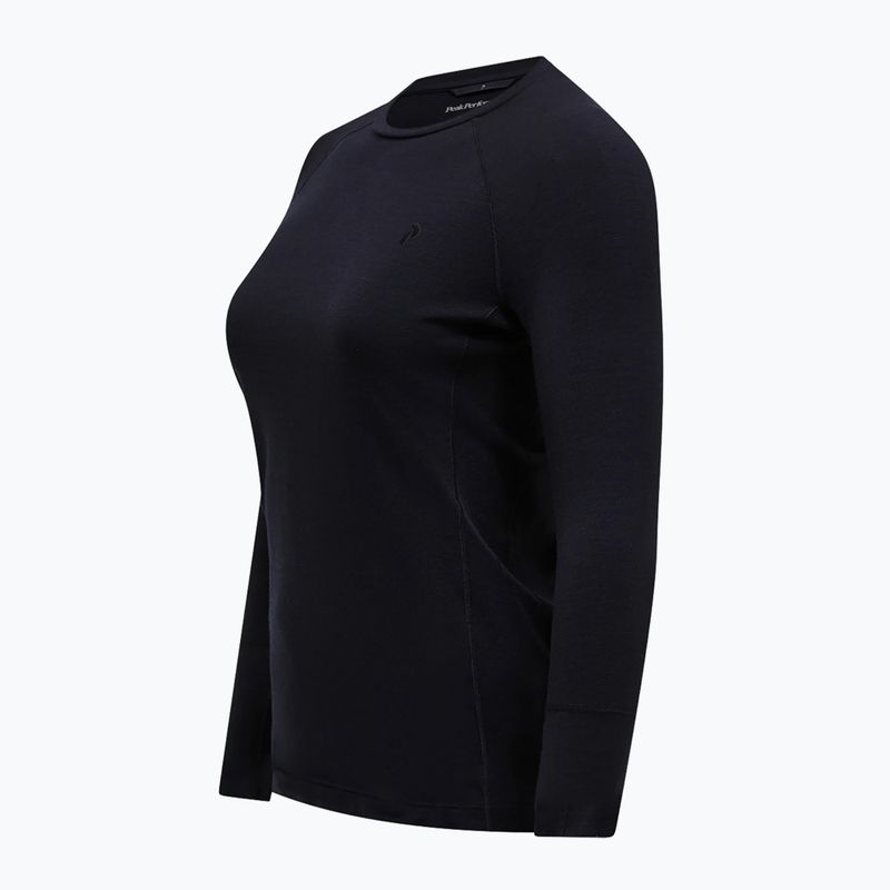 Лонгслів термічний жіночий Peak Performance Magic Crew Wool-Blend Baselayer black/black 5