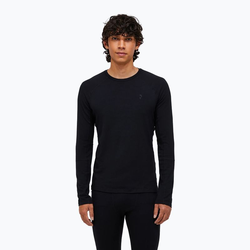 Чоловіча термоактивна кофта Peak Performance Magic Crew Wool-Blend Baselayer black/black