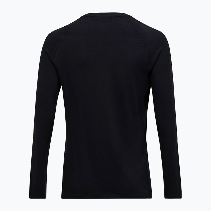 Лонгслів термічний чоловічий Peak Performance Magic Crew Wool-Blend Baselayer black/black 4