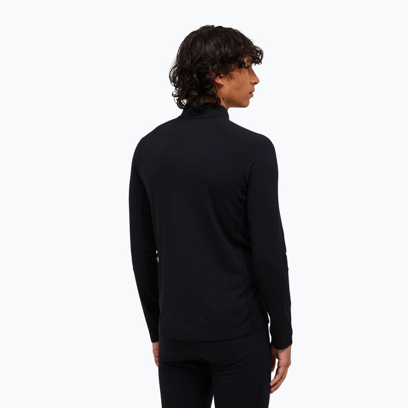 Кофта термоактивна чоловіча Peak Performance Magic Half Zip Wool-Blend Baselayer black/black 2