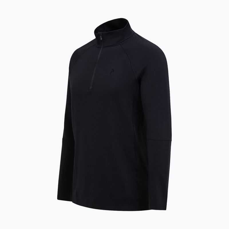 Кофта термоактивна чоловіча Peak Performance Magic Half Zip Wool-Blend Baselayer black/black 5