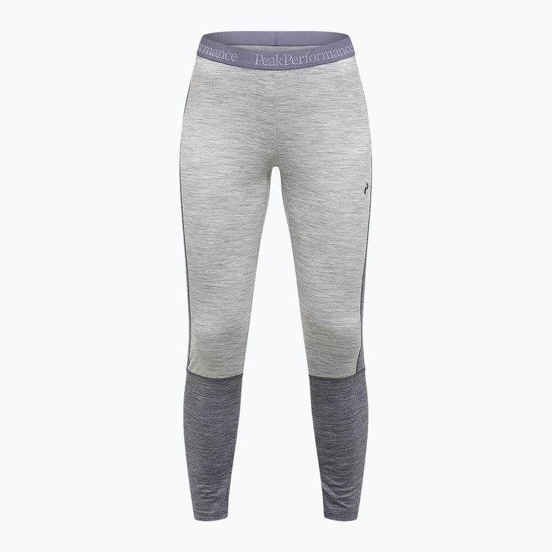 Штани термічні жіночі Peak Performance Peak Performance Magic 7/8 Long Johns Wool-Blend Baselayer med grey melange/melange grey 3