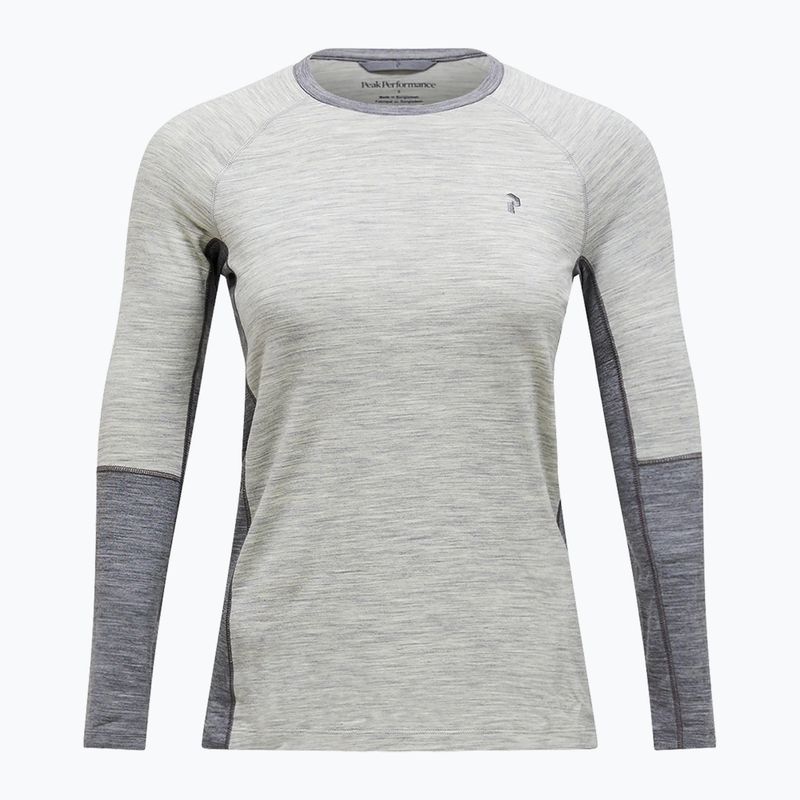Лонгслів термічний жіночий Peak Performance Magic Crew Wool-Blend Baselayer med grey melange 4