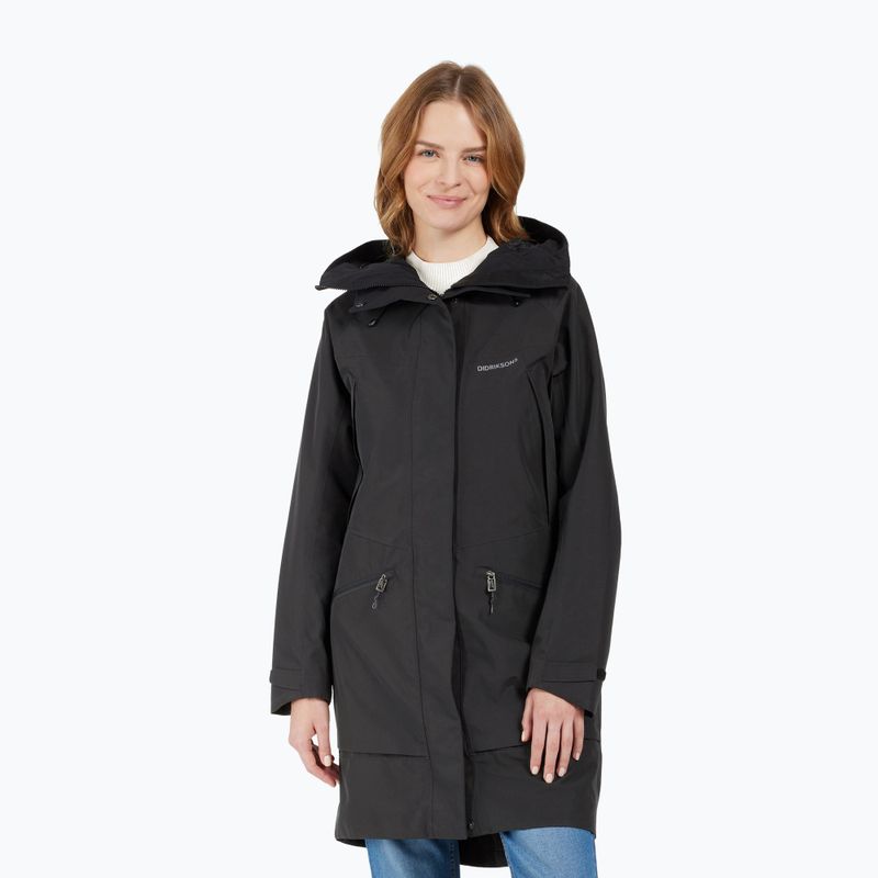 Куртка дощовик жіноча Didriksons Ilma 8 Parka black