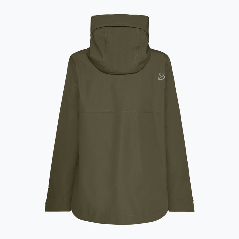 Куртка дощовик жіноча Didriksons Tilde 4 deep green 2