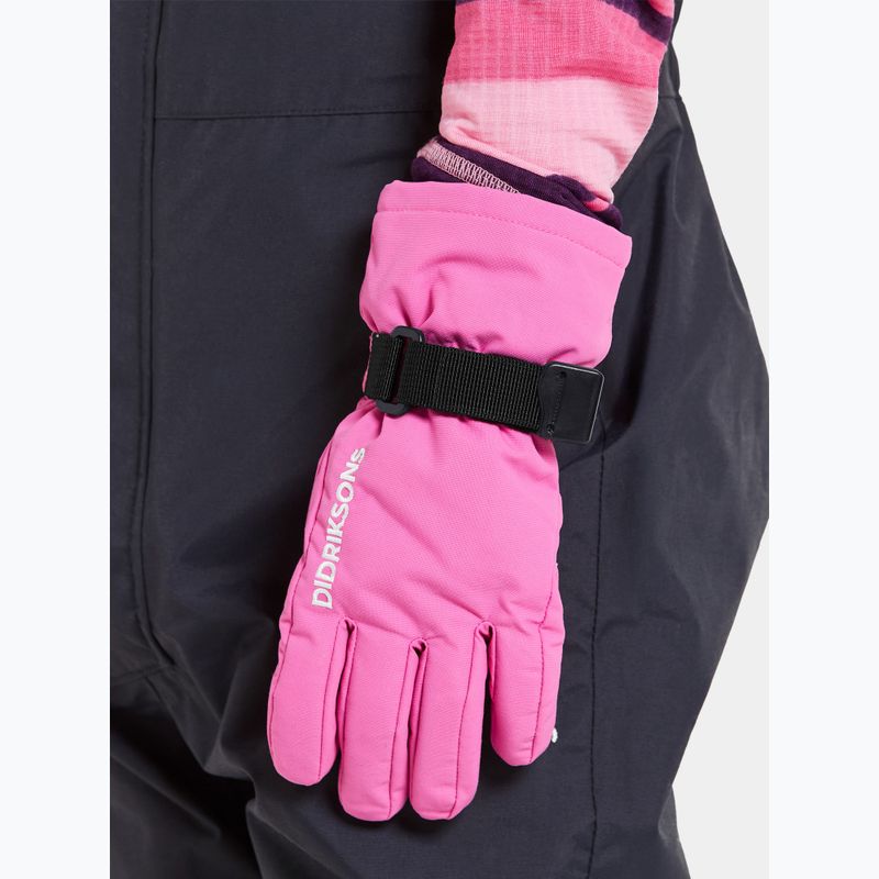 Рукавиці лижні дитячі Didriksons Biggles sweet pink 2