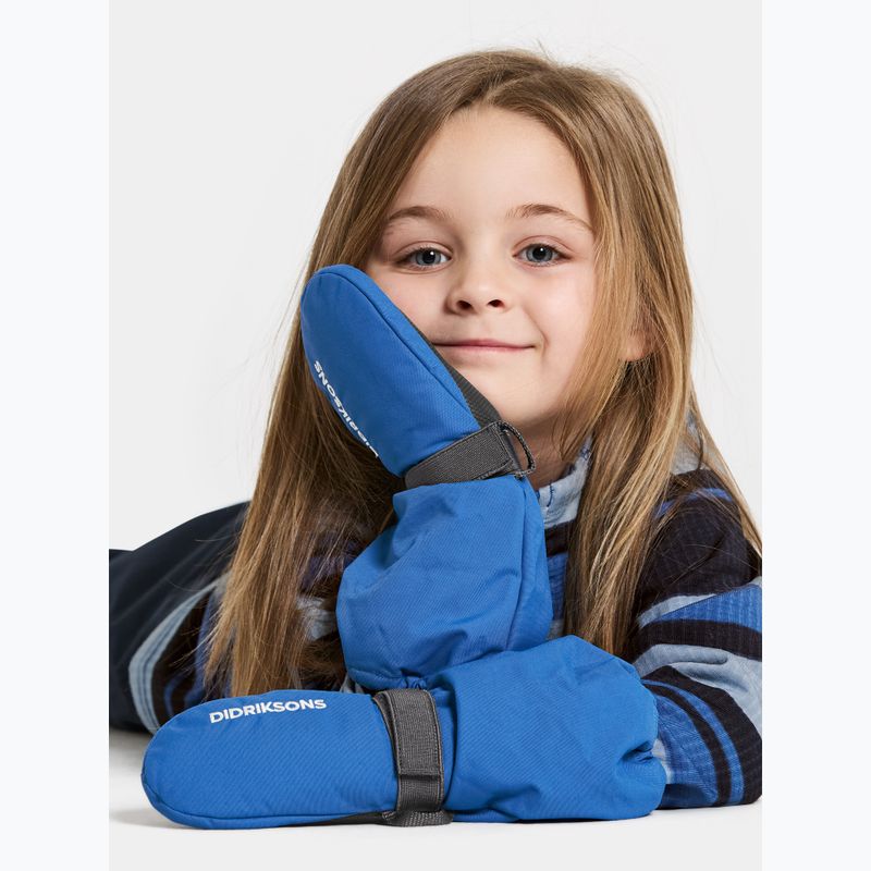Рукавиці лижні дитячі Didriksons Biggles Mittens sapphire blue 2