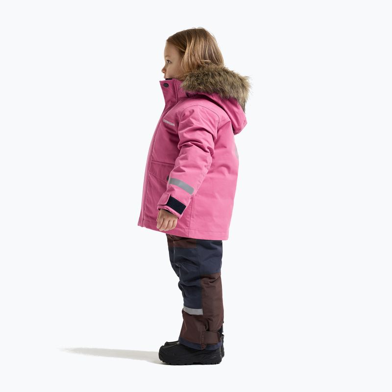 Куртка зимова дитяча Didriksons Bjärven 5 Parka heather pink 4