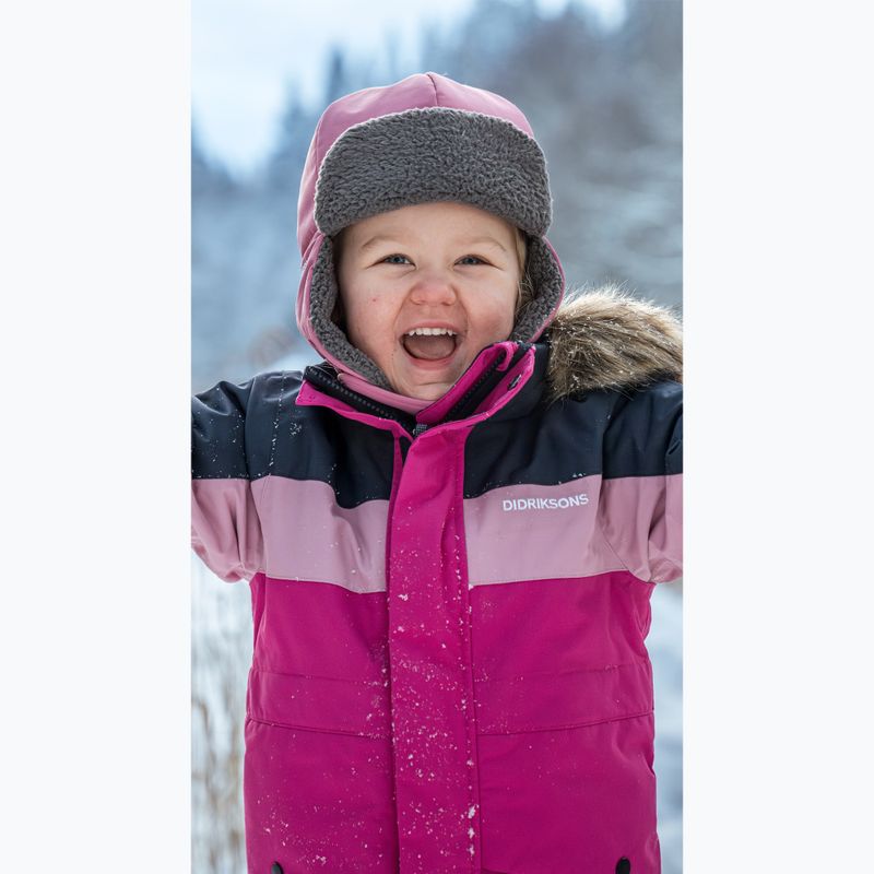 Шапка зимова дитяча Didriksons Biggles 7 heather pink 3