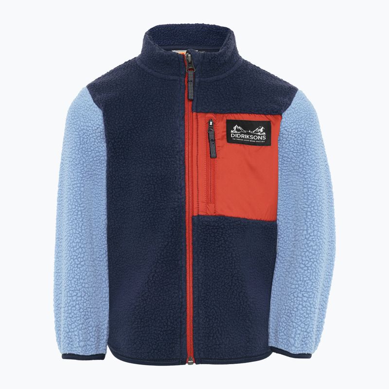 Кофта флісова дитяча Didriksons Anten 2 Fz winter blue