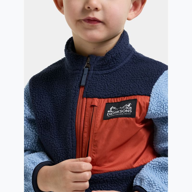 Кофта флісова дитяча Didriksons Anten 2 Fz winter blue 8