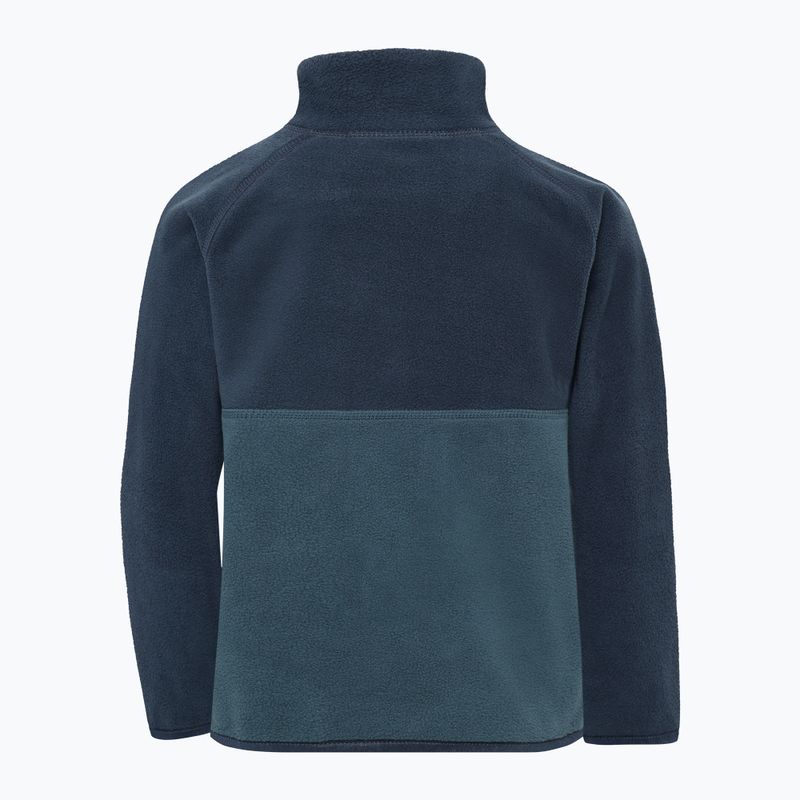 Кофта флісова дитяча Didriksons Monte 6 Half Button mountain blue 2