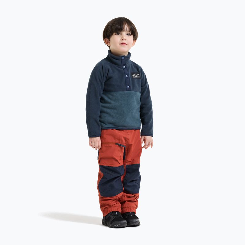 Кофта флісова дитяча Didriksons Monte 6 Half Button mountain blue 4