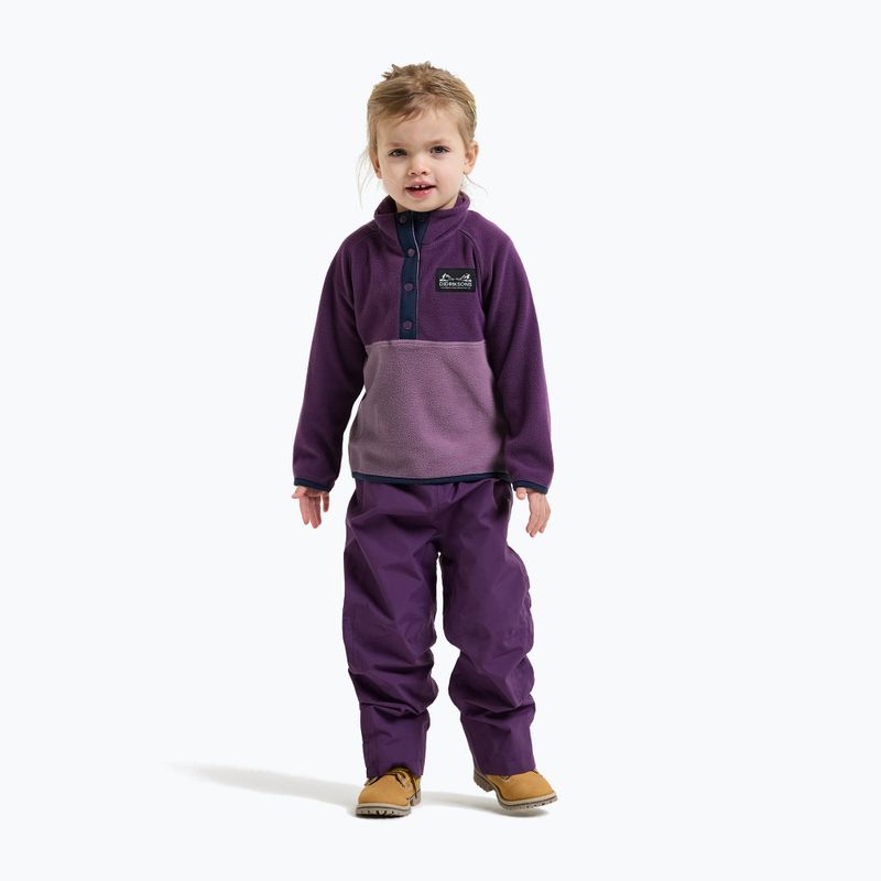 Кофта флісова дитяча Didriksons Monte 6 Half Button northern purple 4