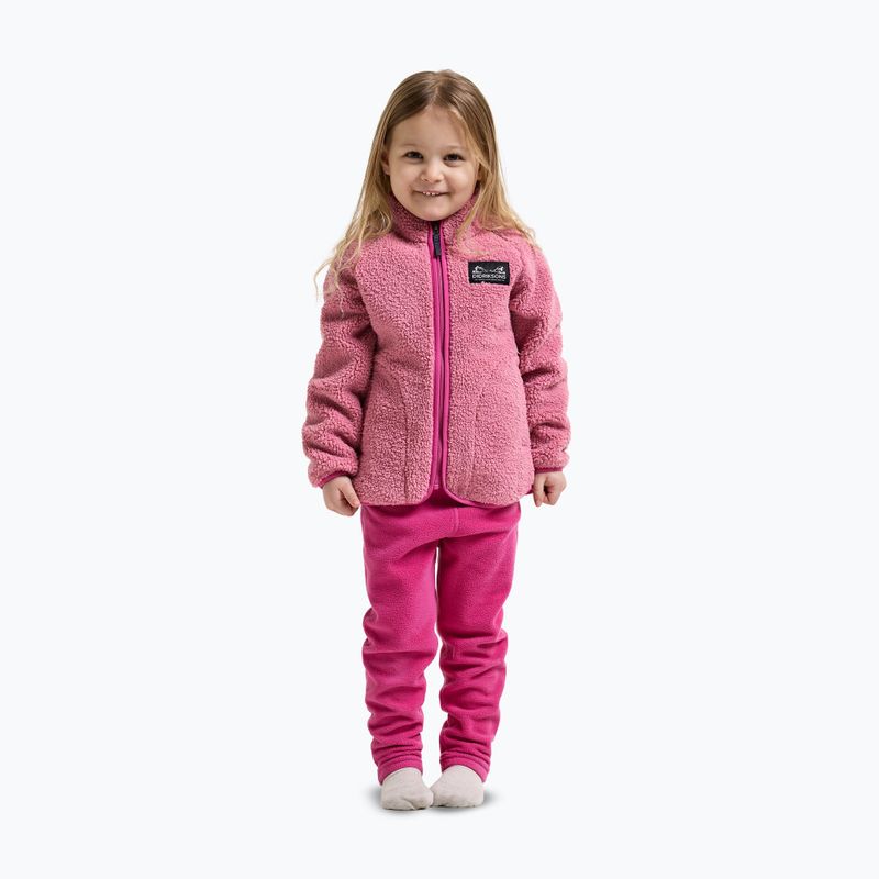 Кофта флісова дитяча Didriksons Gibbsc 2 Fz heather pink/cactus pink 2
