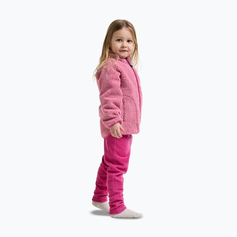 Кофта флісова дитяча Didriksons Gibbsc 2 Fz heather pink/cactus pink 6