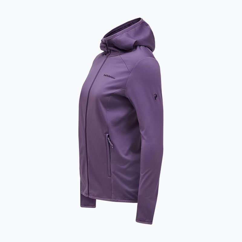 Кофта трекінгова жіноча Peak Performance Light Zip Hood montana grape 7