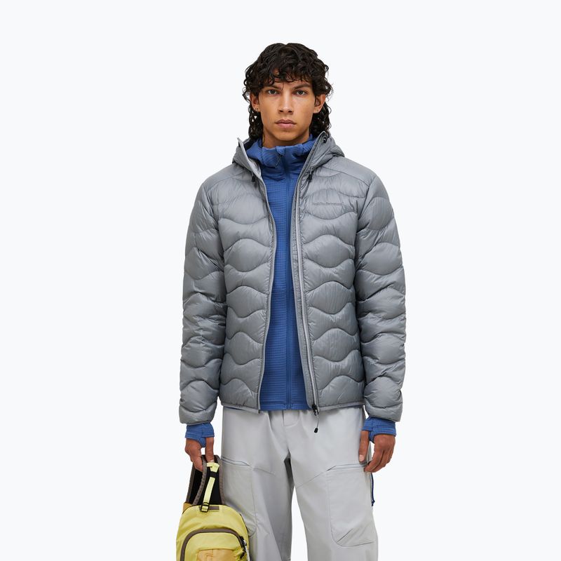 Пуховик чоловічий Peak Performance Helium Down Hood lt grey/antarctica