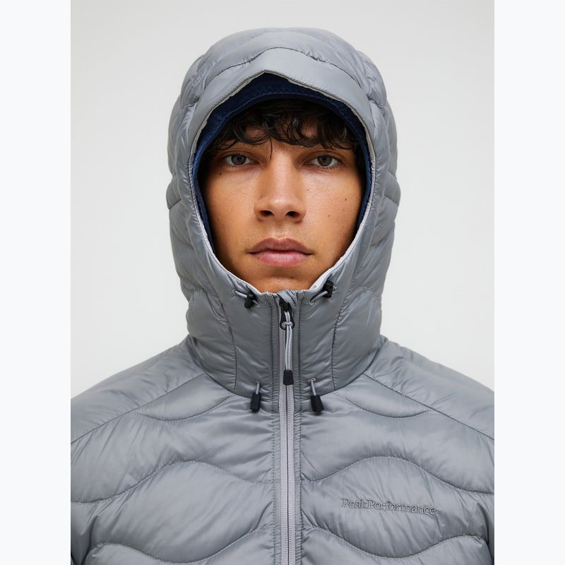 Пуховик чоловічий Peak Performance Helium Down Hood lt grey/antarctica 3