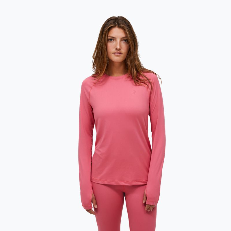 Кофта термоактивна жіноча Peak Performance Spirit Crew mountain blush