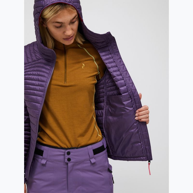 Куртка утеплена жіноча Peak Performance Monolight Synthetic Hood montana grape 3