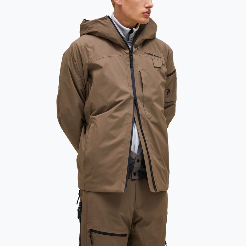 Куртка чоловіча Peak Performance Alpine GTX 2L Insulated Shell terrain tan 3