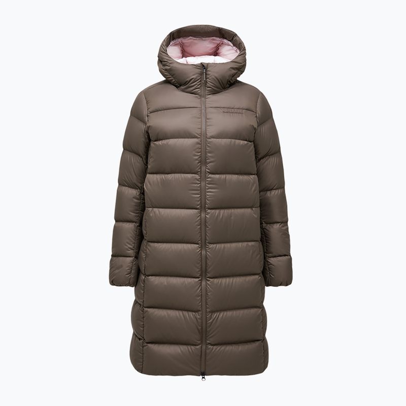Пуховик жіночий Peak Performance Frost Down Coat terrain tan
