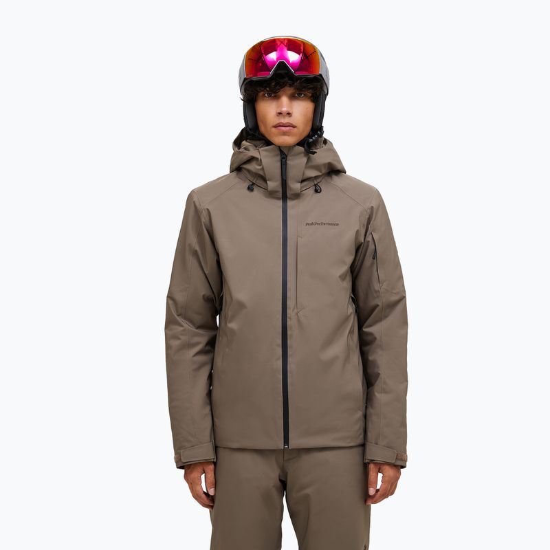 Чоловіча лижна куртка Peak Performance Maroon Insulated terrain tan