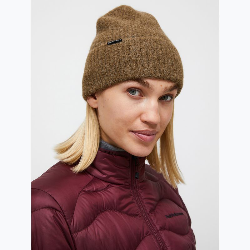 Шапка зимова Peak Performance Woolblend meadow moss 2