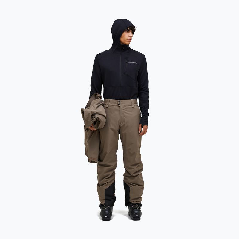 Штани лижні чоловічі Peak Performance Maroon Hipe 2L Insulated Shell terrain tan 2