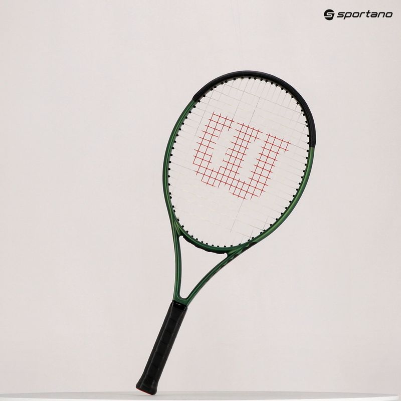 Ракетка тенісна дитяча Wilson Blade 25 V8.0 чорно-зелена WR079310U 11