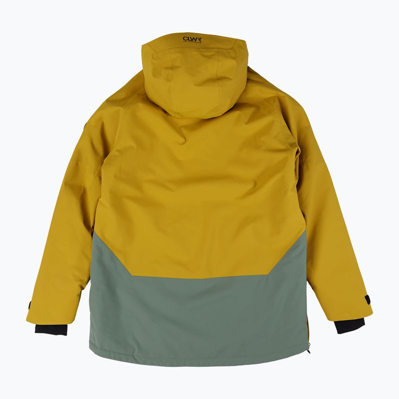 Куртка сноубордична чоловіча Colourwear Signature Anorak yellow 2