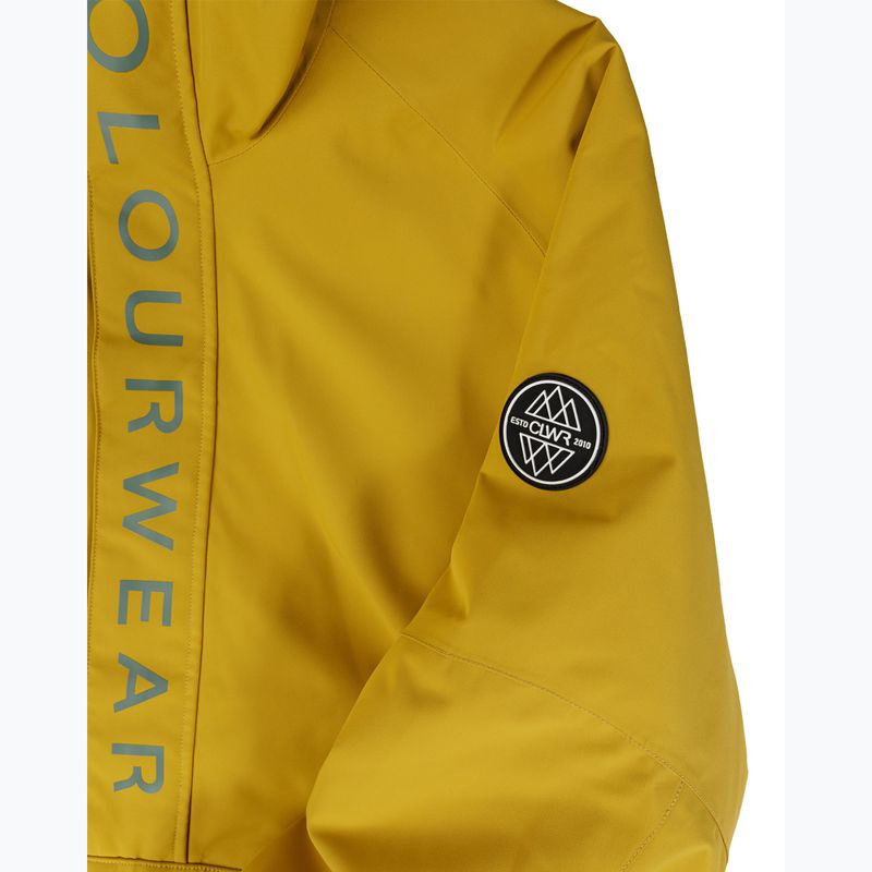 Куртка сноубордична чоловіча Colourwear Signature Anorak yellow 3