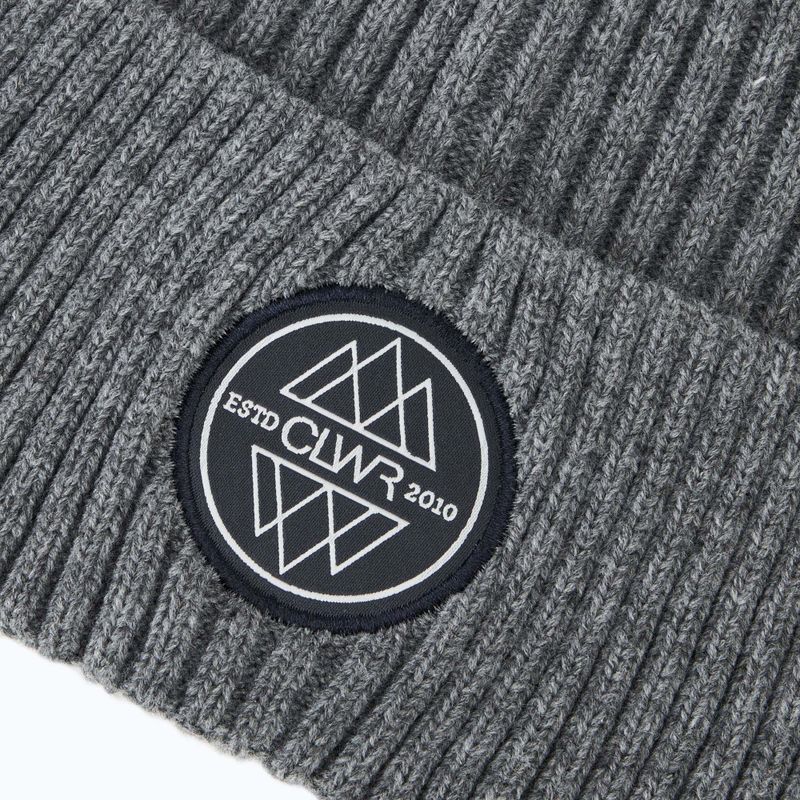 Шапка зимова Colourwear Bonk Badge grey mel 3