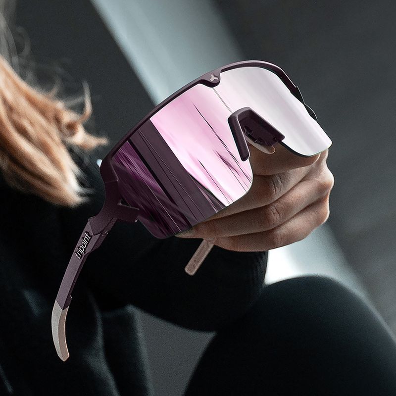 Окуляри сонцезахисні Tripoint 009 Lake Prespa Small matt burgundy/brown/pink multi 6